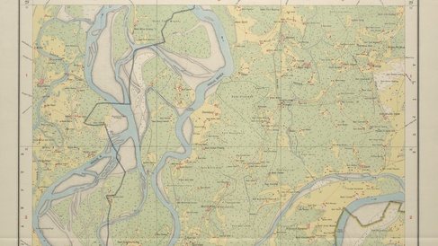 Historical map of South Asia
