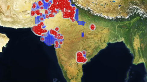 Arches database satellite image