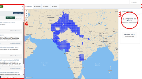 Visual guide to using the Arches database