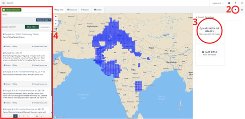 Visual guide to using the Arches database